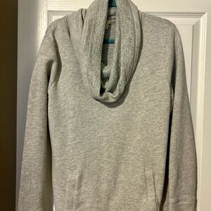 J. Crew Heather Gray Cowl Neck Sweater
